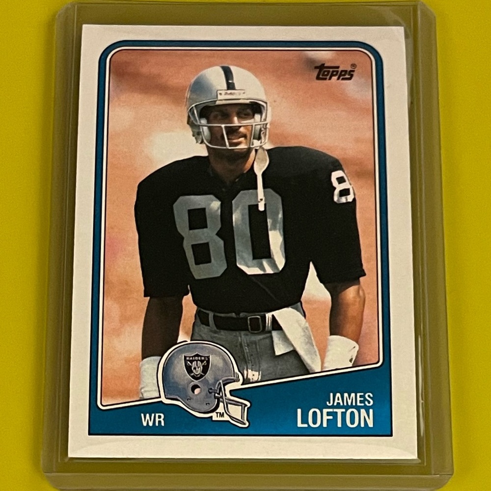 James Lofton #329 1988 Topps Football Trading Card